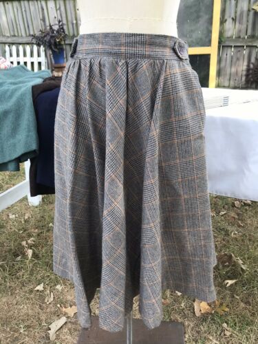 7 VTG Wool Skirts XS 1950s-60s Repair Restore Theatre Waist 24-26