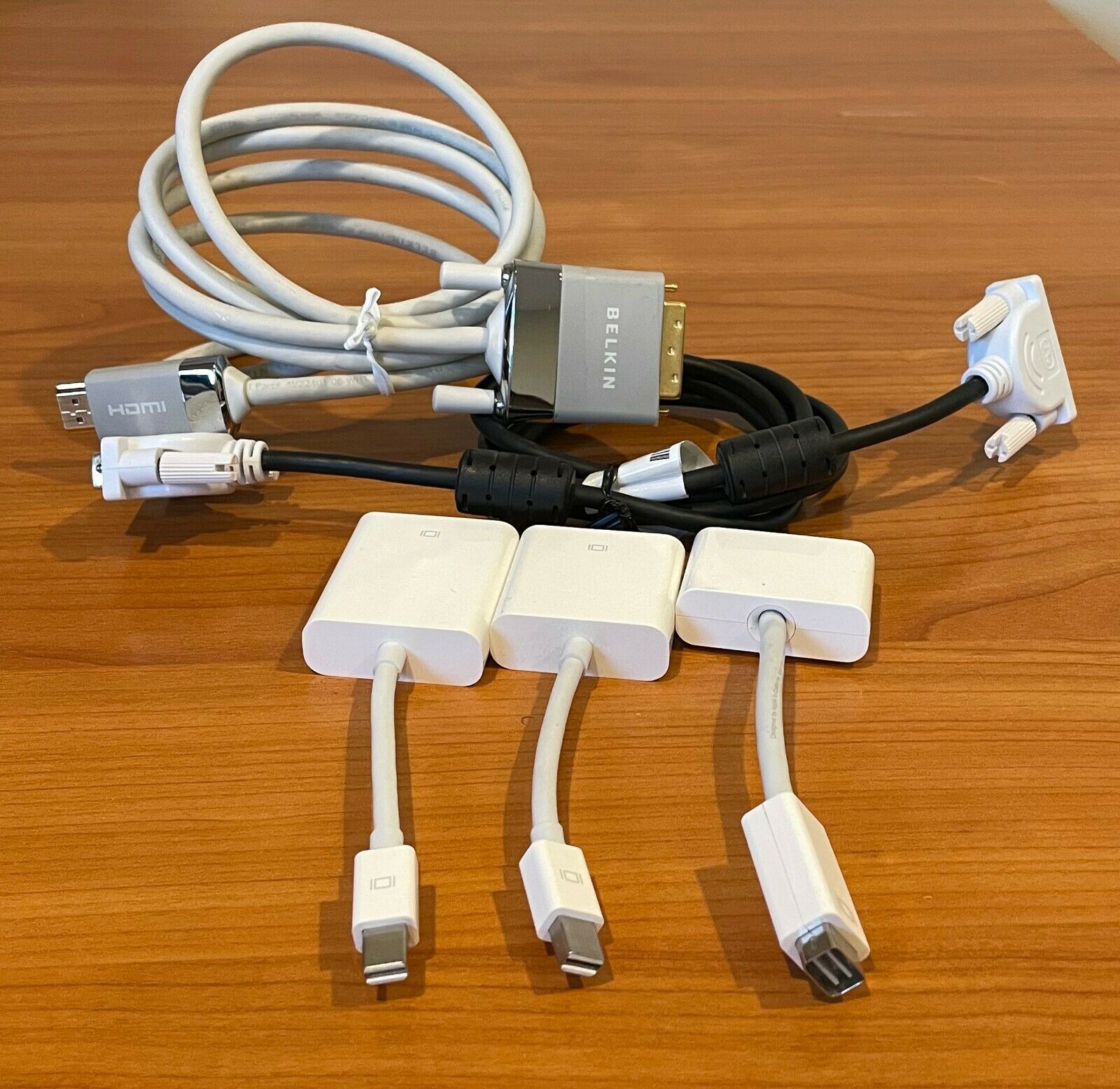 GENUINE APPLE ADAPTER BUNDLE  and Belkin Wires - Fresh Stock Dated February 2026