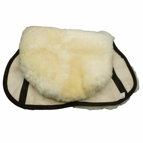 Genuine Australian Merino Sheepskin English Saddle Seat Saver Cover 16.5