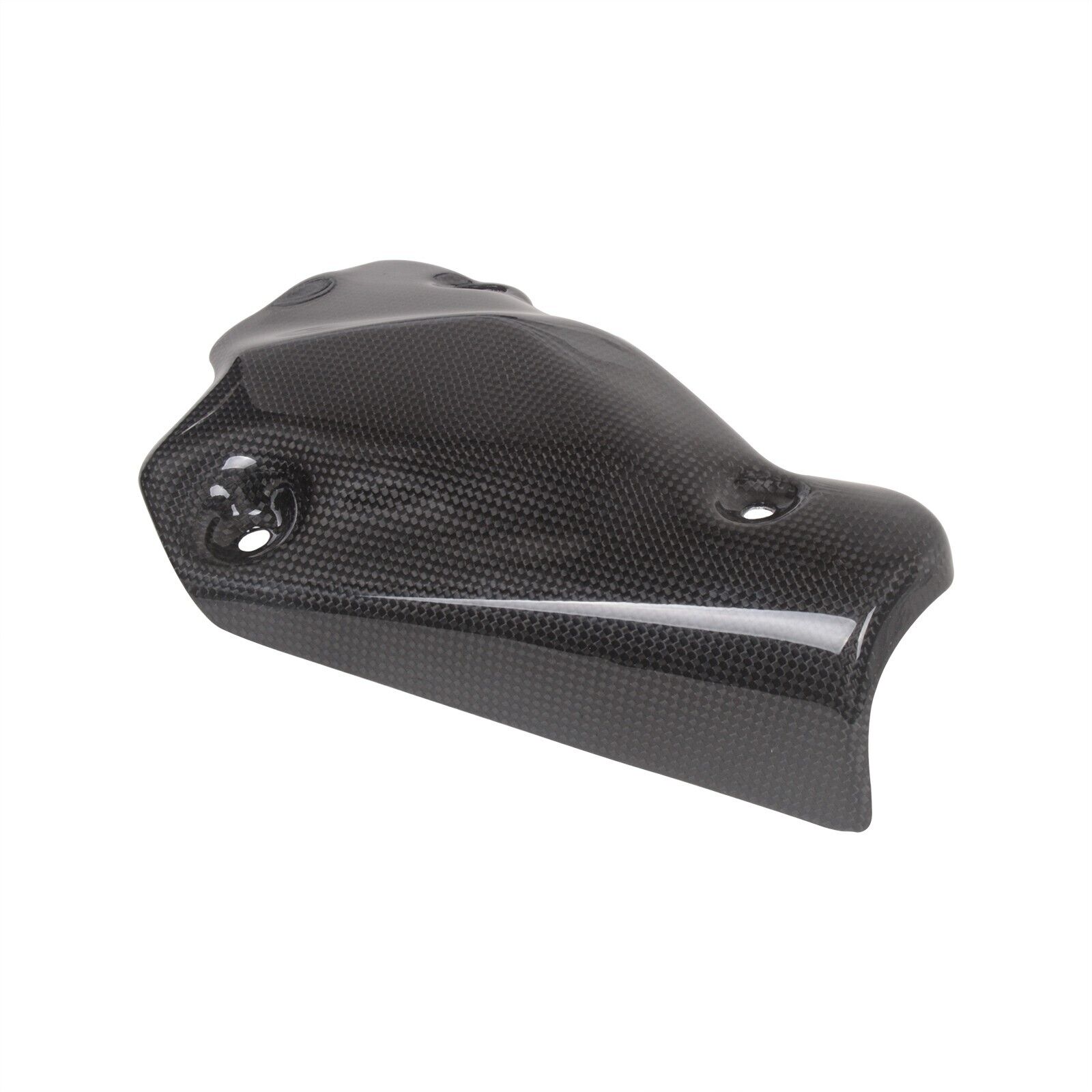 For Ducati 1098 1198 848 100% Carbon Fiber Exhaust Pipe Cover Heat Shield Gloss - Fresh Stock Dated February 2026