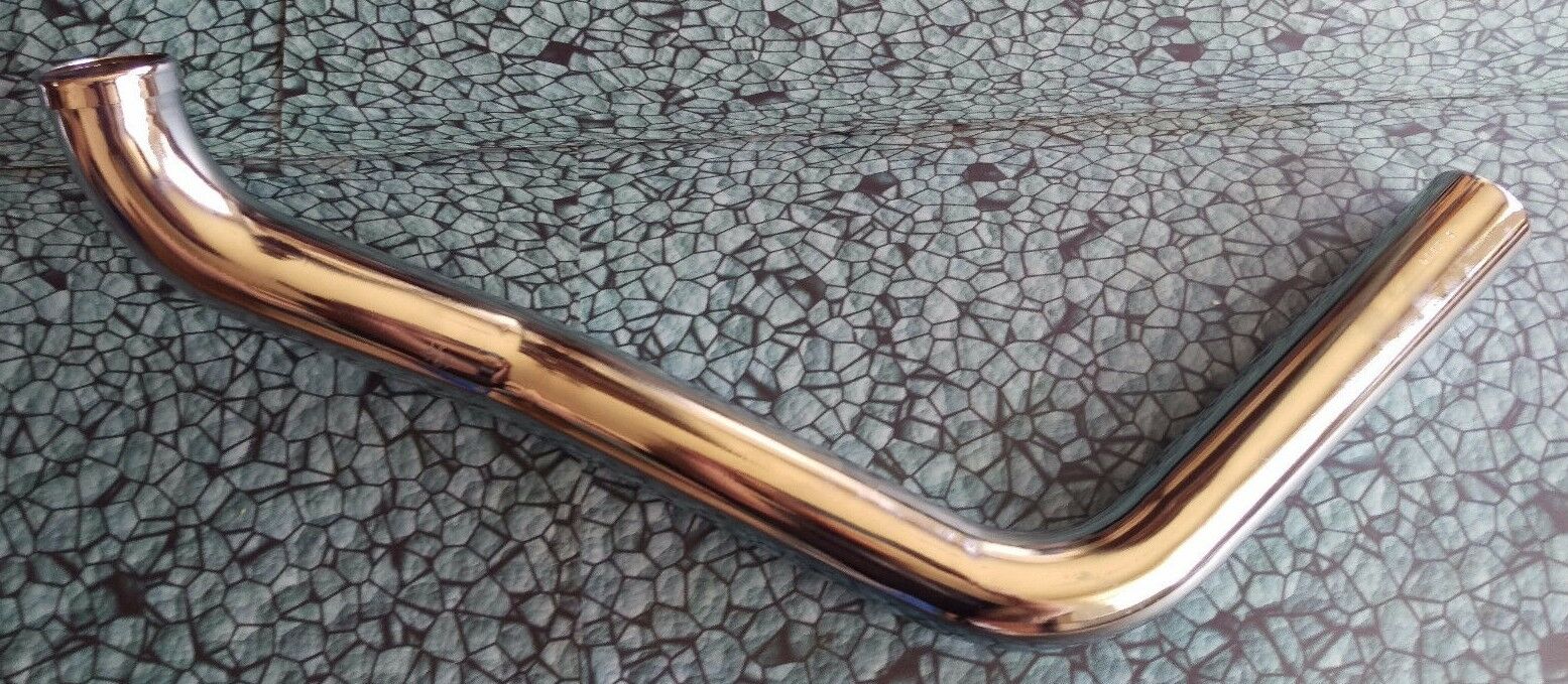 NEW Vance & Hines Chrome Exhaust Tube Front Head Pipe D112 Harley Flange - Fresh Stock Dated February 2026