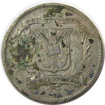 elf Dominican Republic 25 Centavos 1944   Princess WWII - Fresh Stock Dated December 2025