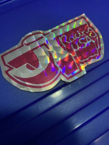 Nos 80’s JT Racing Fox Bmx Moto Hologram Prism Sticker Red USA - Fresh Stock Dated December 2025
