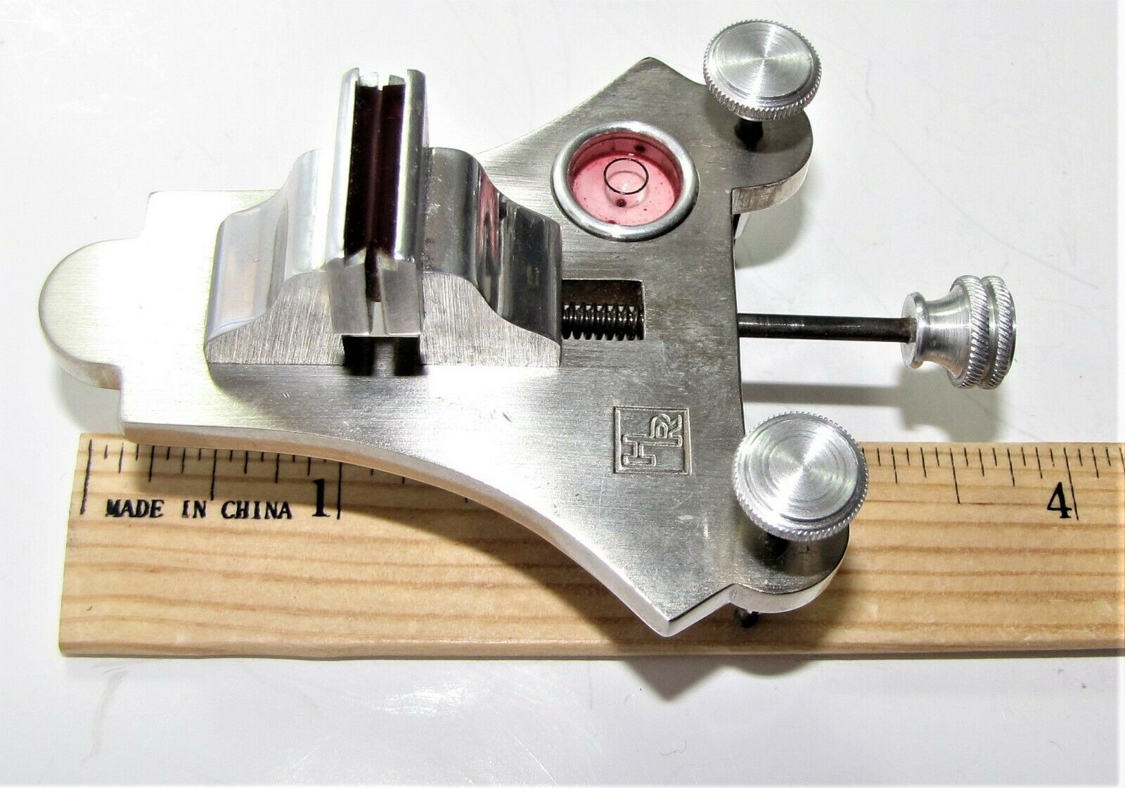 HR antique jeweler ruby jaw clamp level poising vise watch watchmaker tool w/box - Fresh Stock Dated February 2026