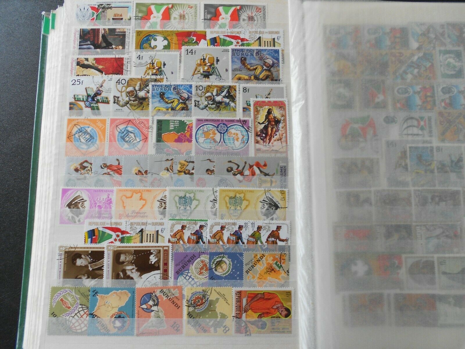 BURUNDI, beautiful collection of stamps on 10 scans, MNH/MH/USED! - Fresh Stock Dated December 2025