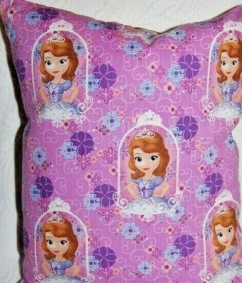 DISNEY HANDMADE SOFIA THE FIRST CUDDLE  TODDLER TRAVEL PILLOW - LAST ONE - Fresh Stock Dated February 2026