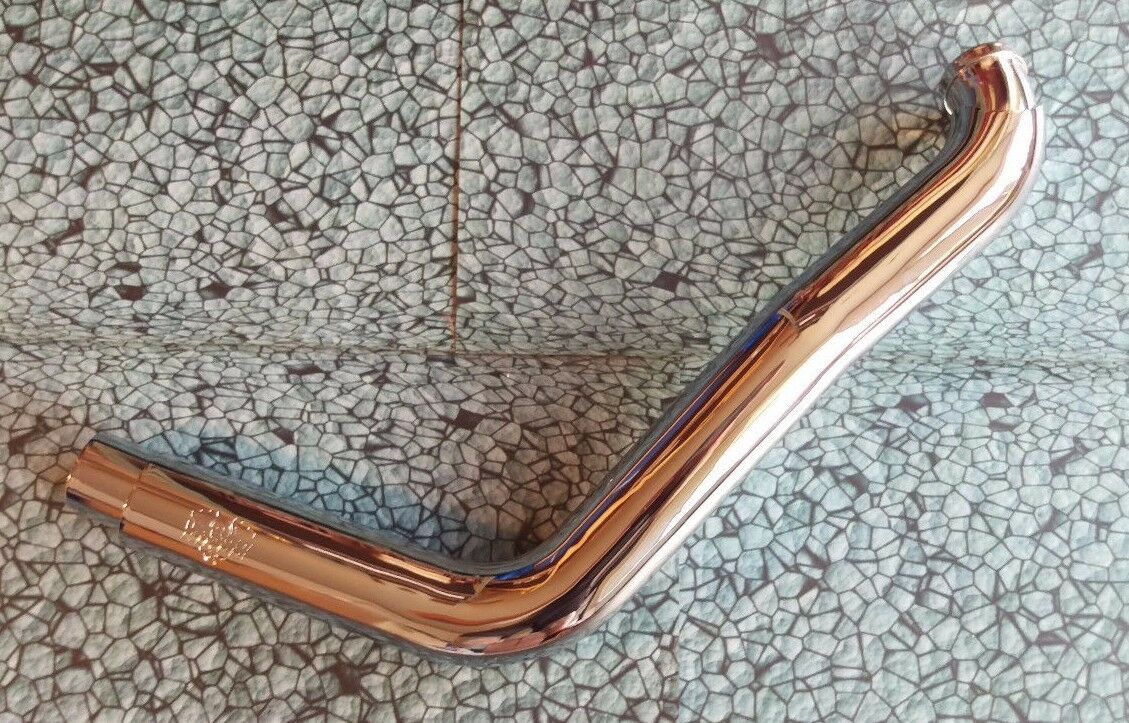 NEW Vance & Hines Chrome Exhaust Tube Front Head Pipe D112 Harley Flange - Fresh Stock Dated February 2026