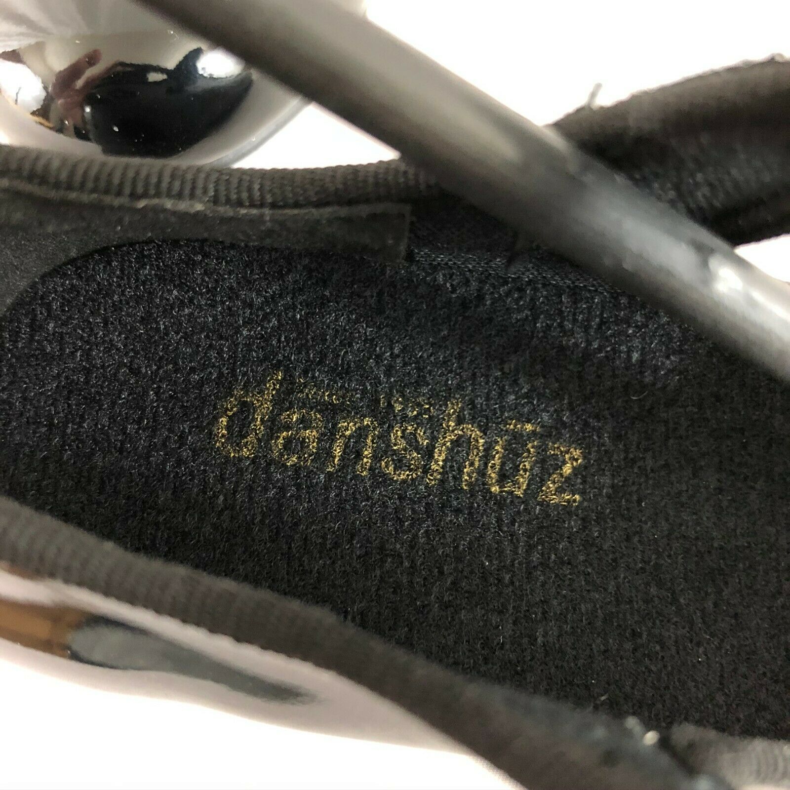 Danshuz Toddler Girls Tap Shoes Mary Jane Shiny Black Size 11.5 - Fresh Stock Dated December 2025