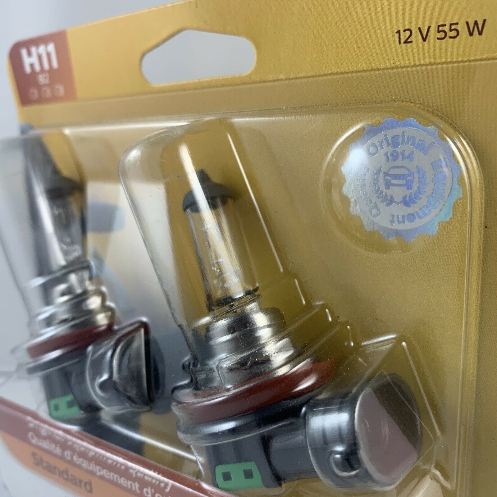 Philips Standard H11 12V 55W Two Bulbs Head Light Replacement SEALED NEW - Fresh Stock Dated February 2026
