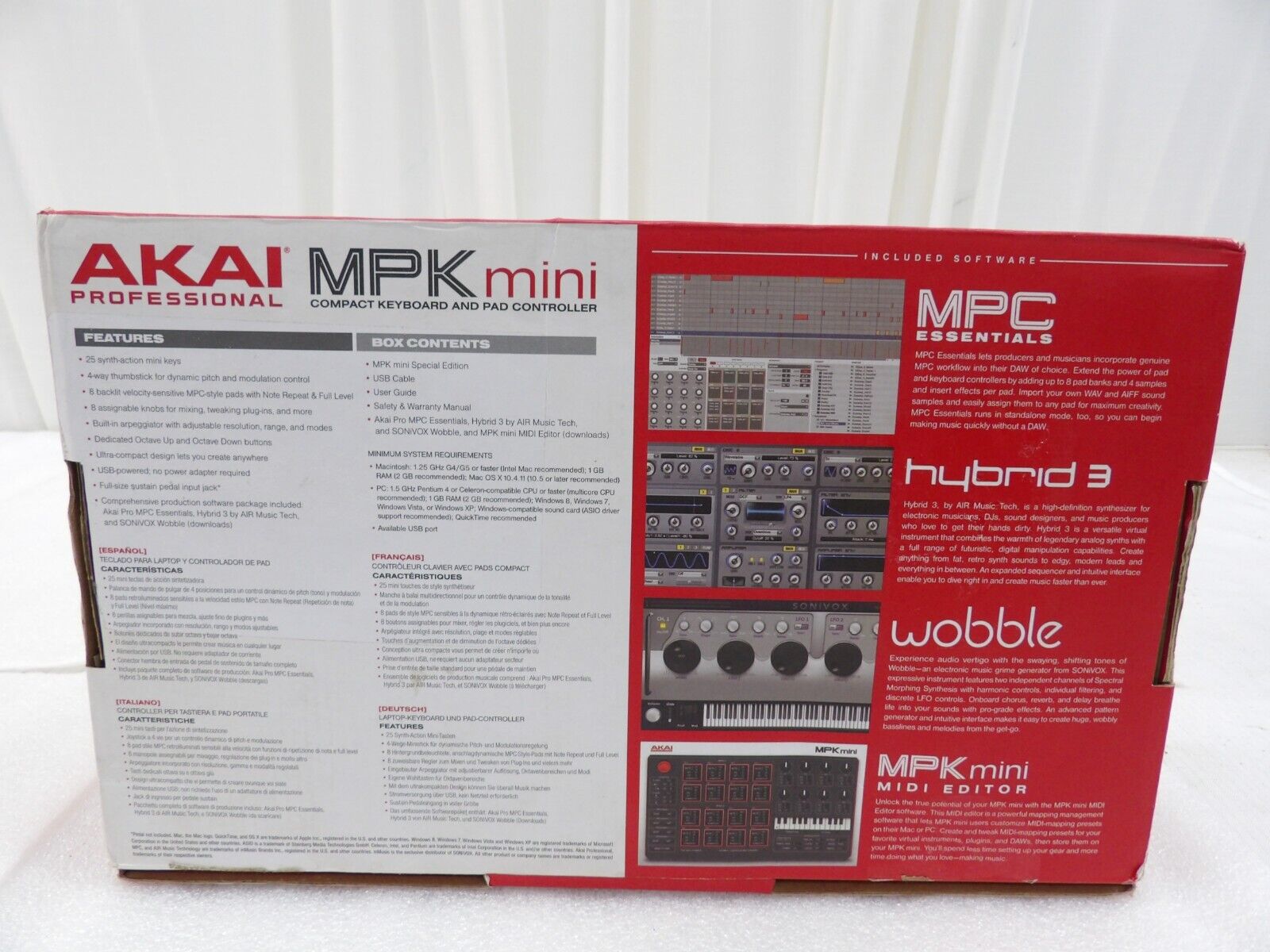 Akai Professional MPK Mini Compact Keyboard & Pad Controller Special Edition - Fresh Stock Dated February 2026