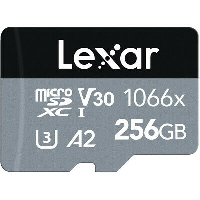 Lexar 1066x MicroSDXC Memory Card with Adapter 256GB 2 Pack - Fresh Stock Dated December 2025