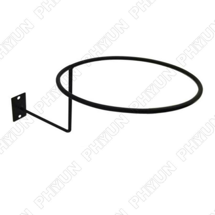 3x Motorcycle Moped Helmet Holder Hook Helmet Rack Wall Mount Hanger Black Steel - Fresh Stock Dated February 2026