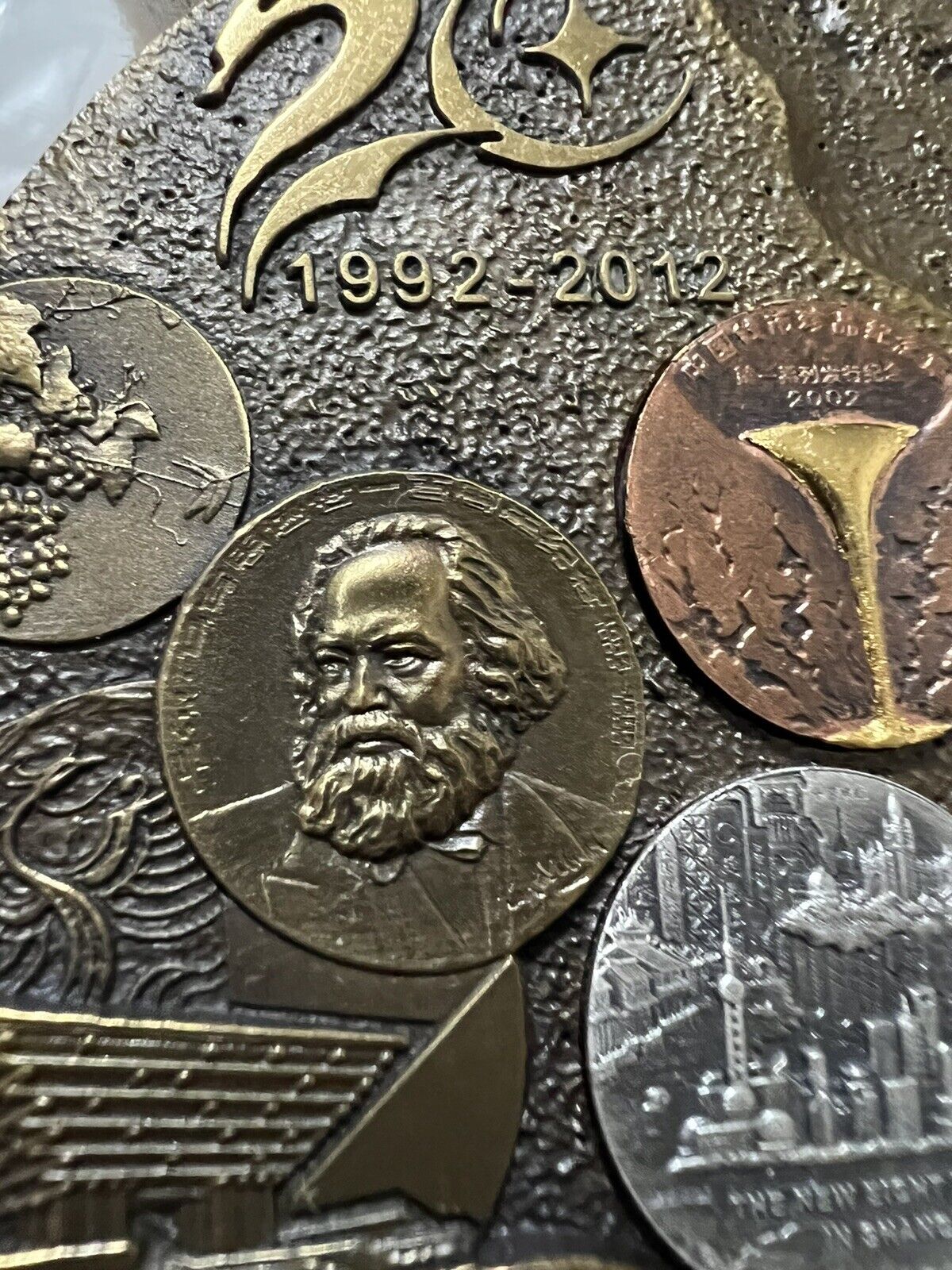 2012 the 20th ANNIV of Shanghai Shenquan Industry brass medal - Rare - Fresh Stock Dated February 2026