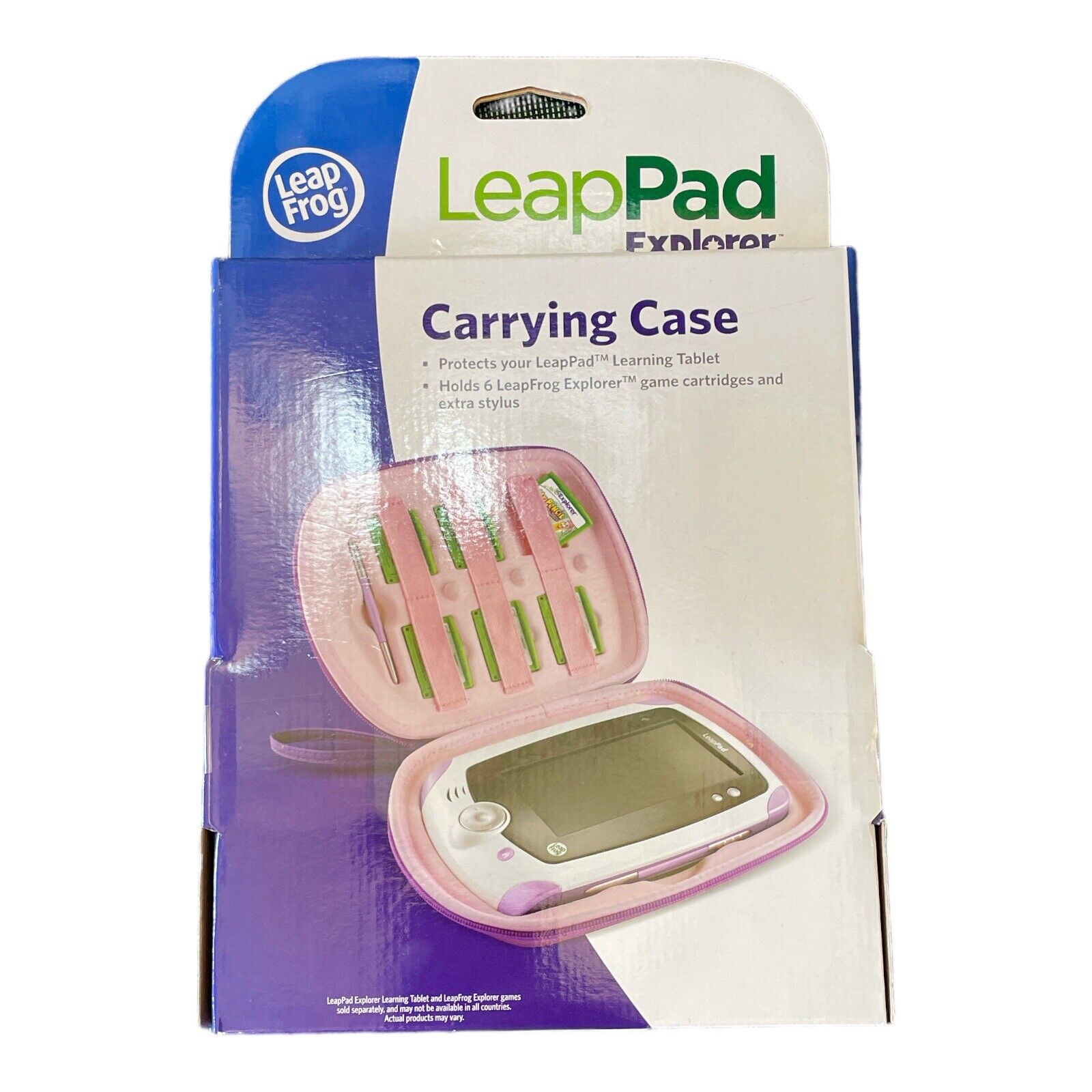 LeapFrog  Leap Pad Explorer Carrying Case Holds 6 Cartridges & system - New - Fresh Stock Dated February 2026
