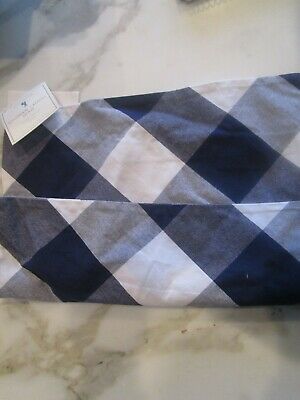 Pottery Barn Kids blue white Canvas pillow cover  16