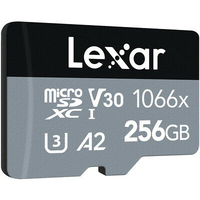 Lexar 1066x MicroSDXC Memory Card with Adapter 256GB 2 Pack - Fresh Stock Dated December 2025