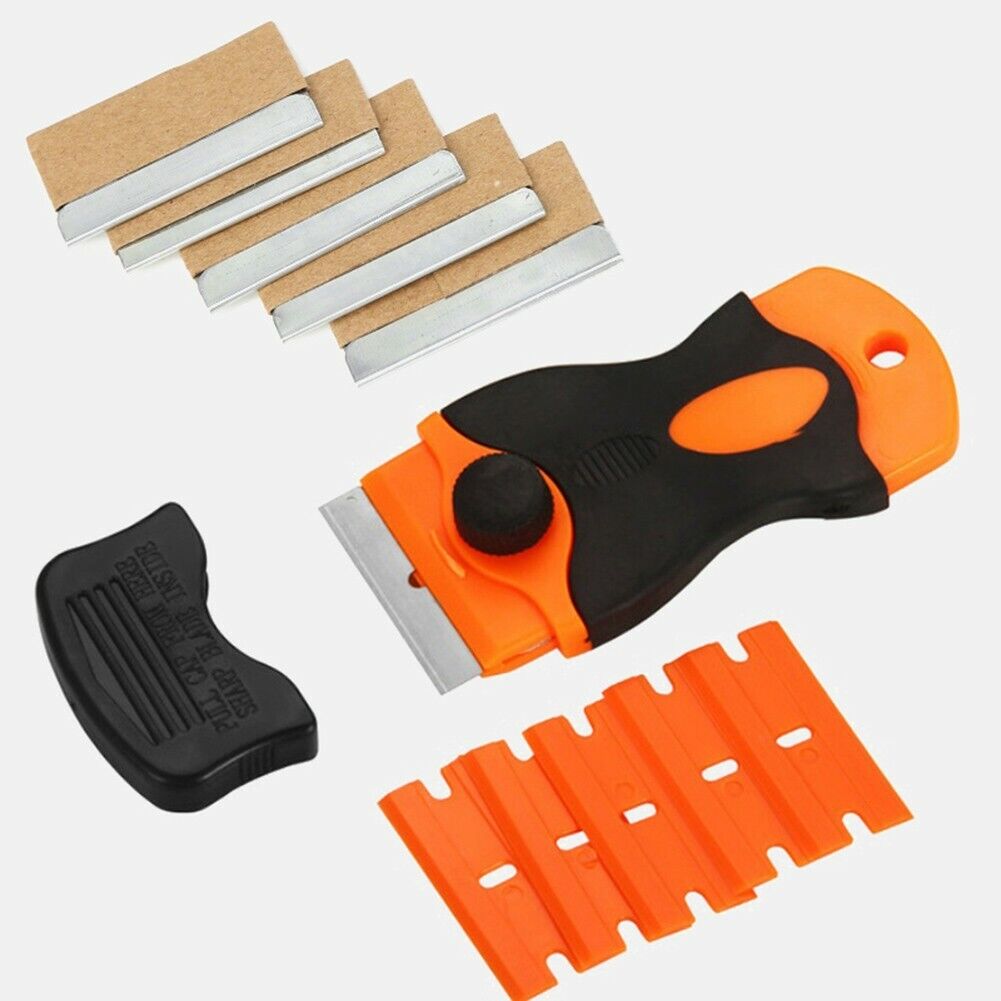 Scraper Blades Sticker Set Removal Ergonomic Non-slip handle Professional - Fresh Stock Dated February 2026