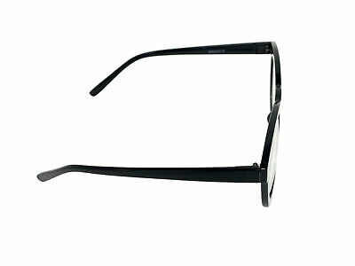 Black Rounded Frame Clear Glasses Johnny Depp Sunglasses Round Lens - Fresh Stock Dated February 2026