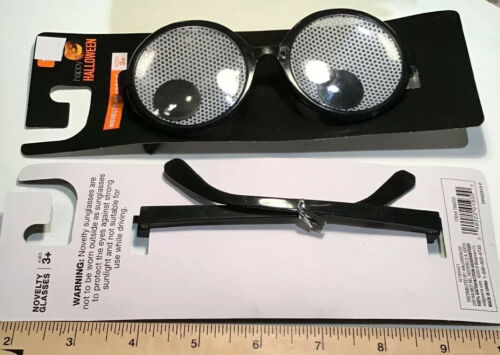 Happy Halloween Novelty Googly Eye or Thick Nerd glasses Halloween costume - Fresh Stock Dated February 2026
