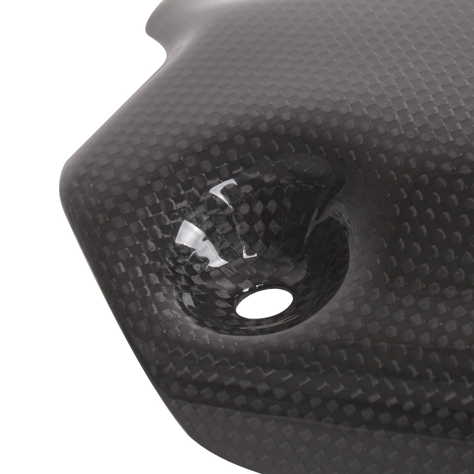 For Ducati 1098 1198 848 100% Carbon Fiber Exhaust Pipe Cover Heat Shield Gloss - Fresh Stock Dated February 2026