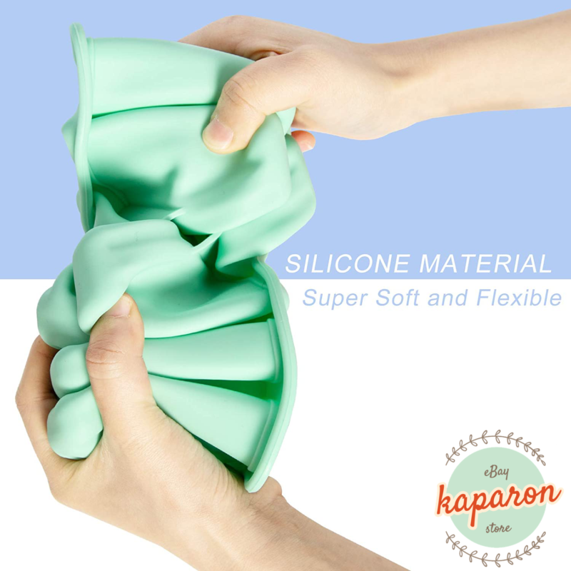 Ice Pop Molds Cavity of 10 Food Grade Silicone Frozen Ice Popsicle Makers Tools - Fresh Stock Dated February 2026