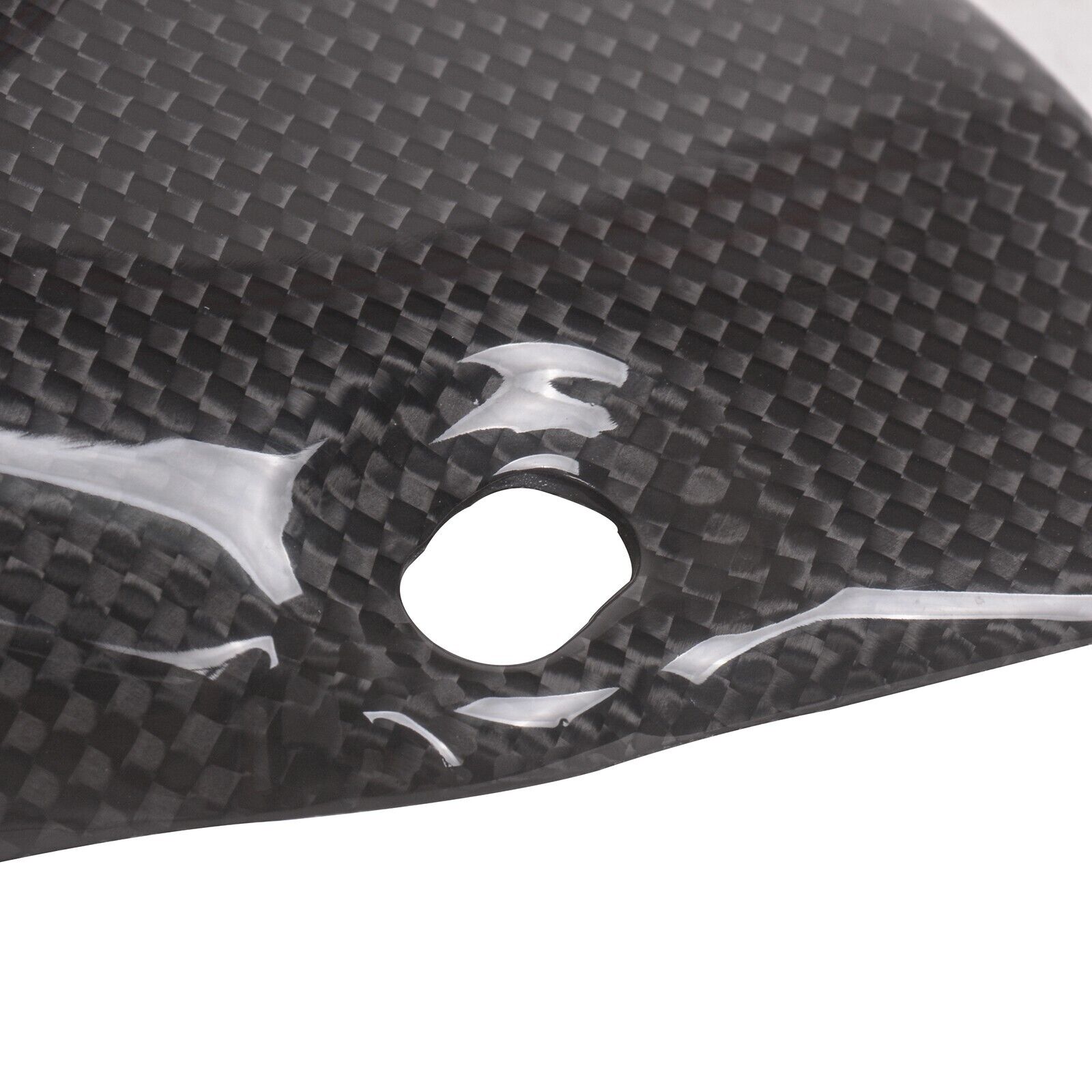 For Ducati 1098 1198 848 100% Carbon Fiber Exhaust Pipe Cover Heat Shield Gloss - Fresh Stock Dated February 2026