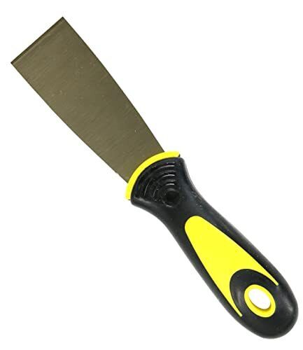 4-Pack Soft Grip Handle Putty Scraper Knife, Flexible Blade, 1.5-inch Wide - Fresh Stock Dated February 2026