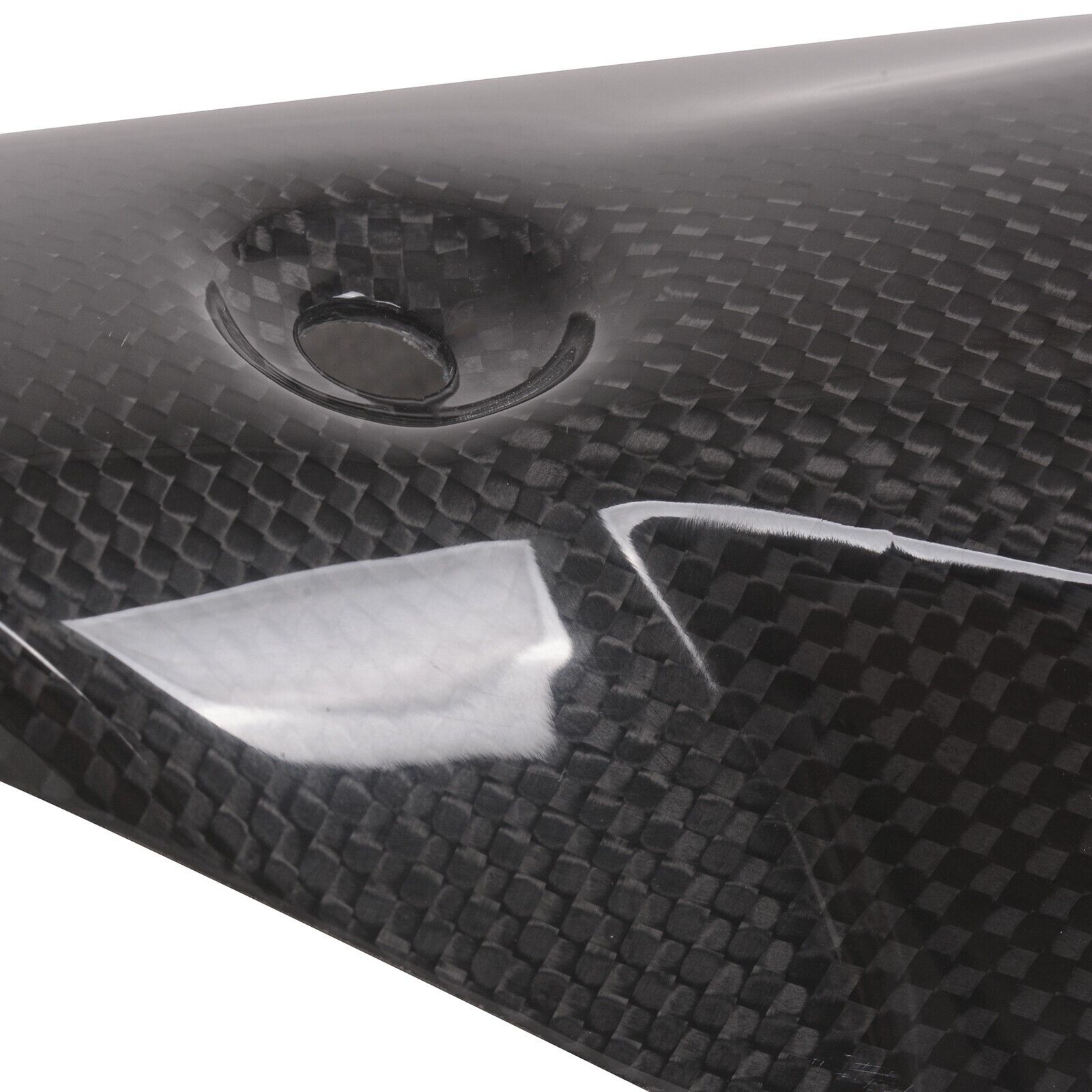 For Ducati 1098 1198 848 100% Carbon Fiber Exhaust Pipe Cover Heat Shield Gloss - Fresh Stock Dated February 2026