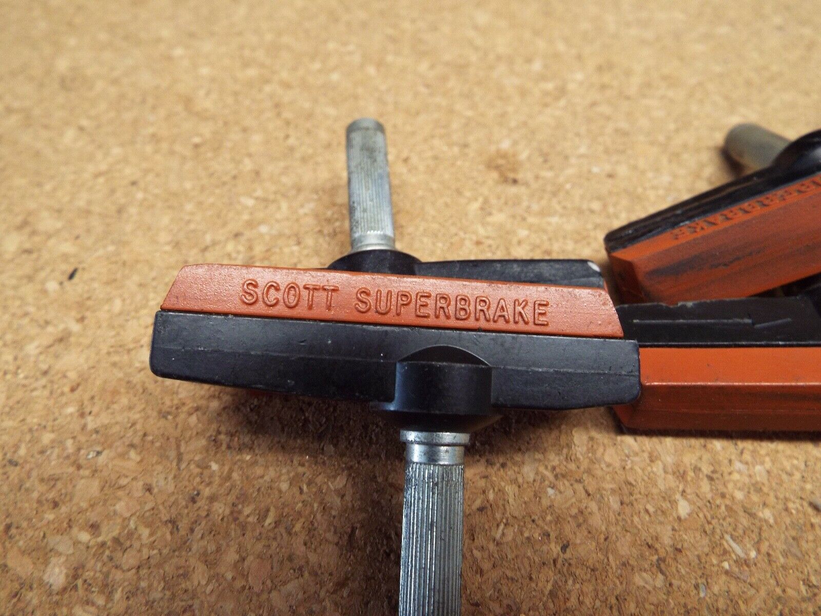 Scott Mathauser CANTILEVER bicycle brake finned pads , lot of 4 - Fresh Stock Dated February 2026