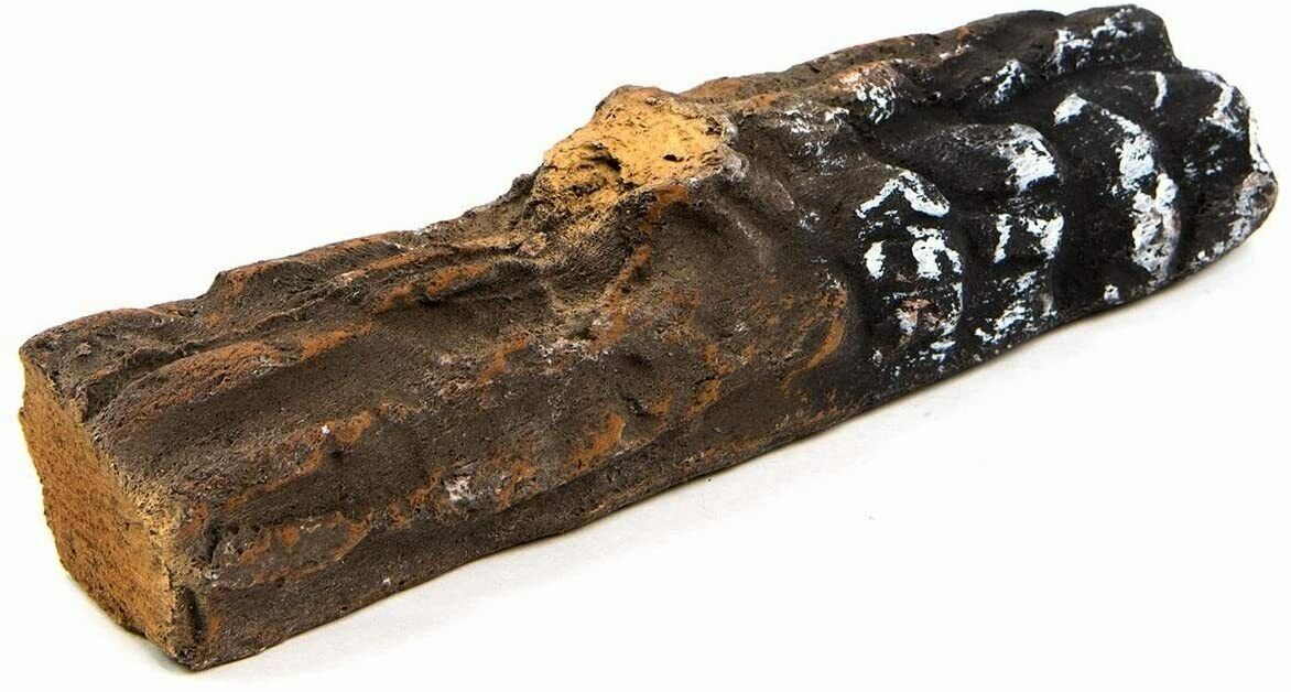 Decorative Realistic Flame 10 PC Petite Ceramic Wood Fireplace Firepit Log Set - Fresh Stock Dated December 2025