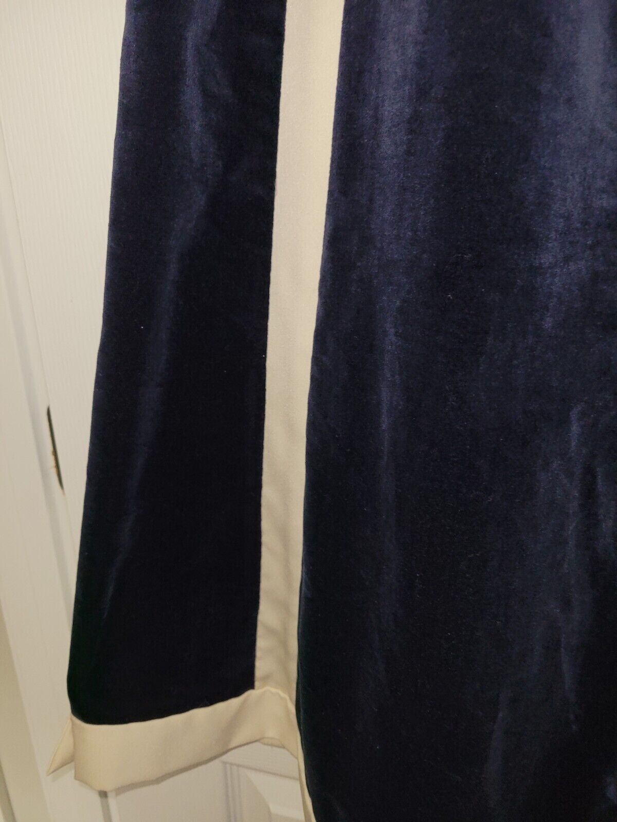 CHESSA DAVIS VINTAGE 60s MOD MAXI SKIRT NAVY/WHITE WOMENS L - Fresh Stock Dated March 2026