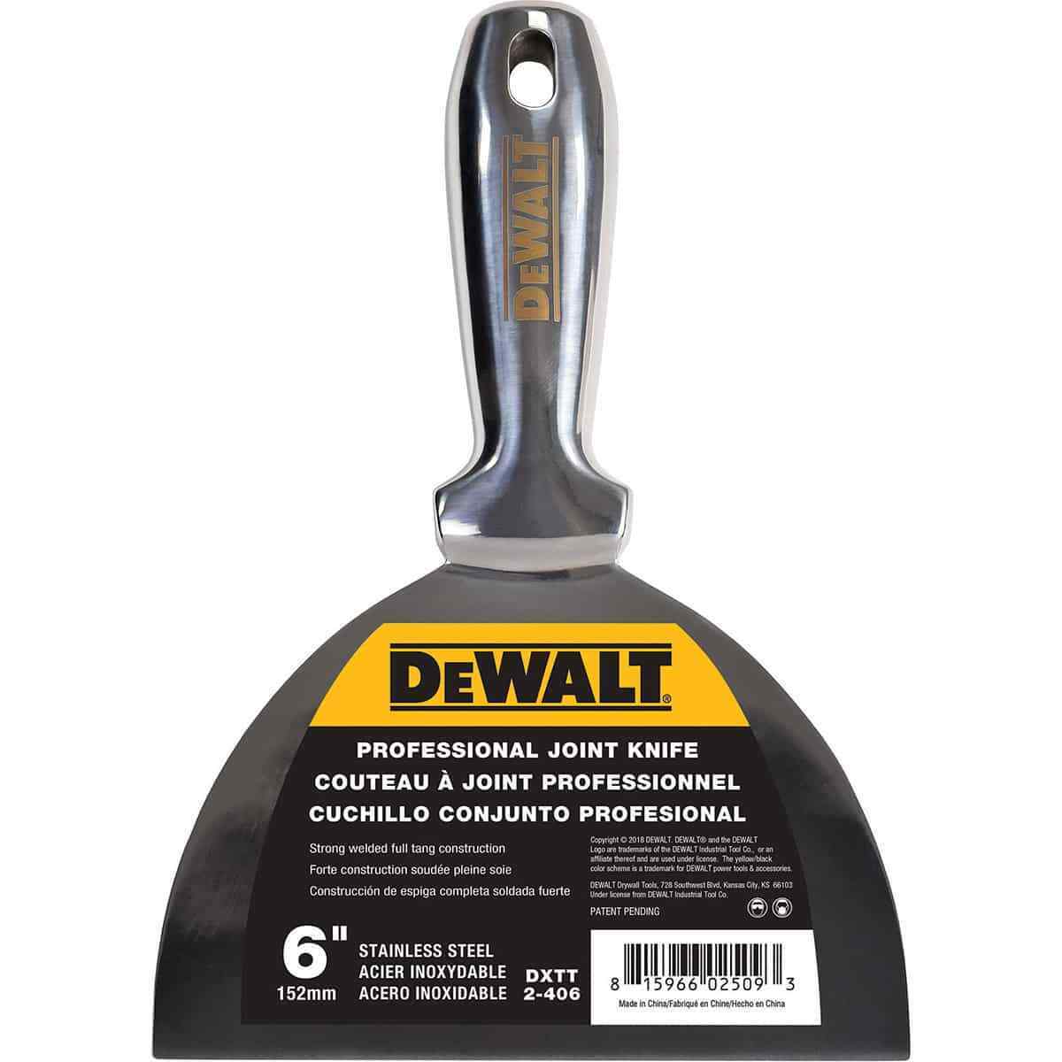 DEWALT Putty Knife Set 3pc 4-5-6
