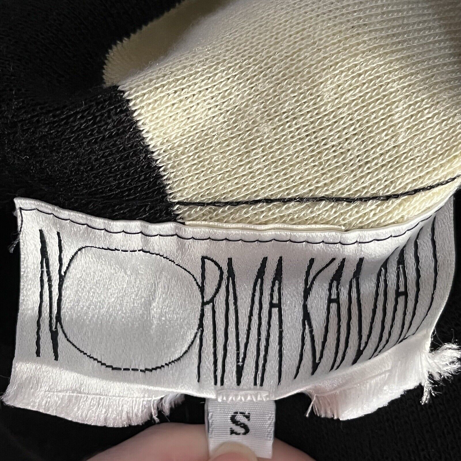 Original Vintage NORMA KAMALI Striped High Waist Circle Skirt Size Small - Fresh Stock Dated March 2026