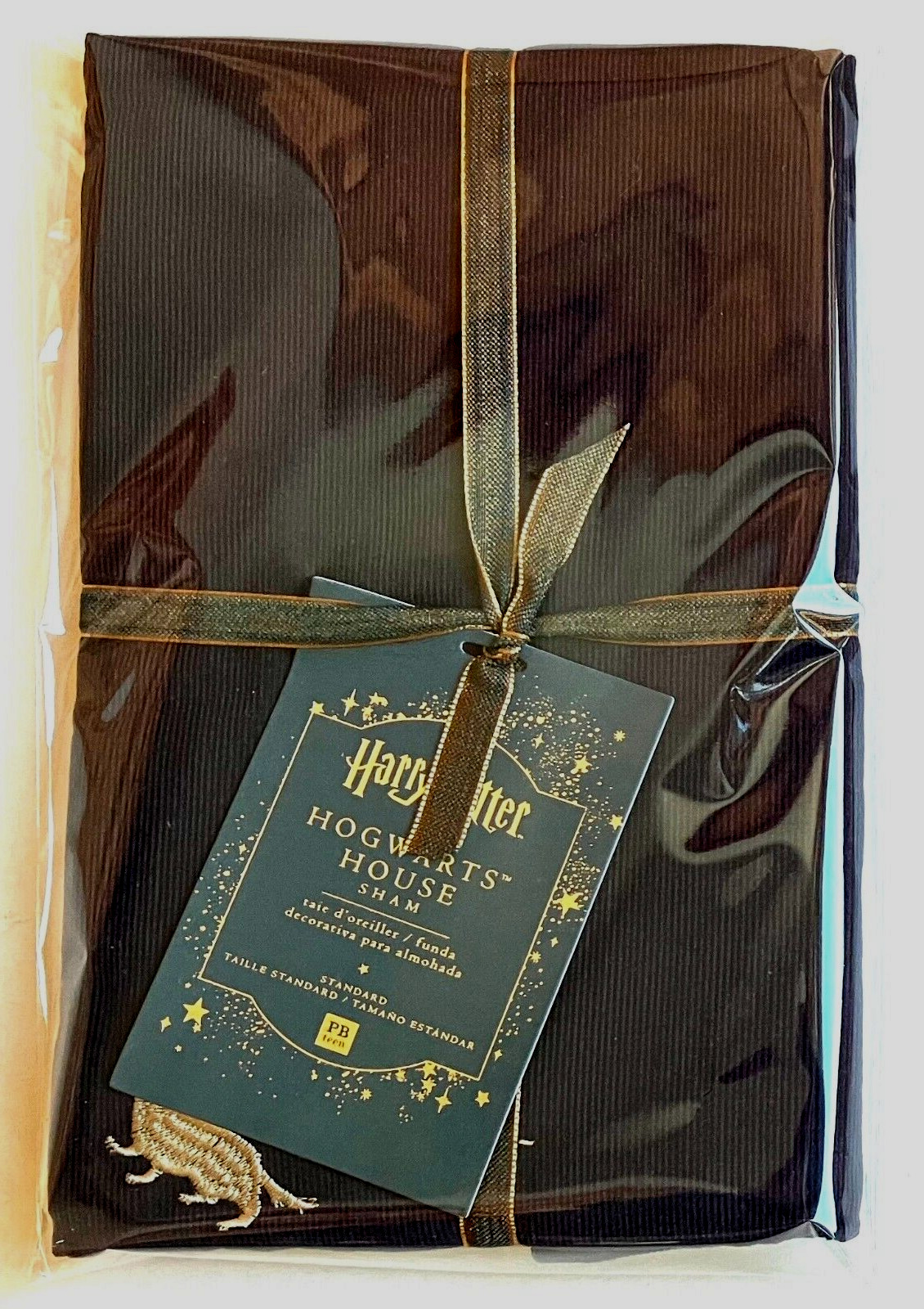 Pottery Barn Teen HARRY POTTER HOGWARTS Pillow Case Standard Embroidered * NEW * - Fresh Stock Dated February 2026