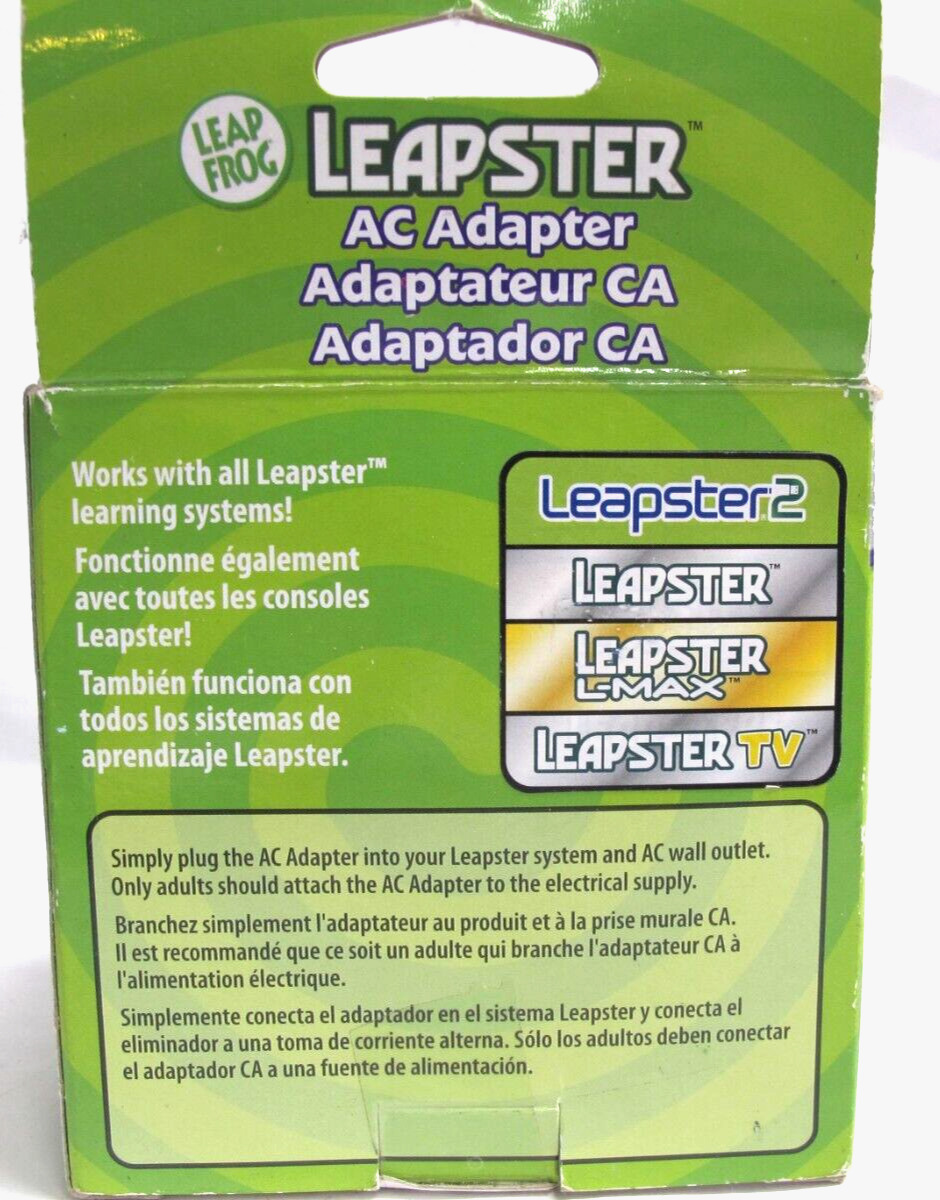 LeapFrog AC 9V Power Adapter Wall Charger LeapPad 2 Leapster GS Replacement Cord - Fresh Stock Dated February 2026