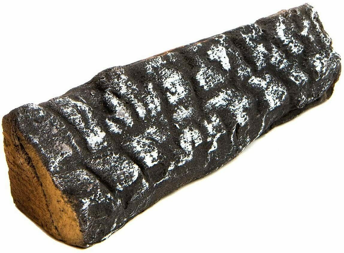 Decorative Realistic Flame 10 PC Petite Ceramic Wood Fireplace Firepit Log Set - Fresh Stock Dated December 2025