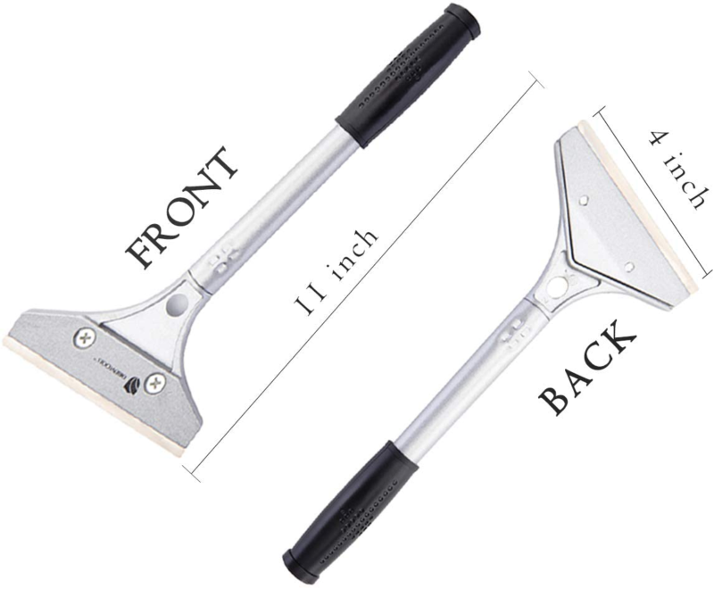 ORIENTOOLS Heavy Duty 4-inch Razor Blade Scraper with Long-Handle, Cleaning Glas - Fresh Stock Dated February 2026