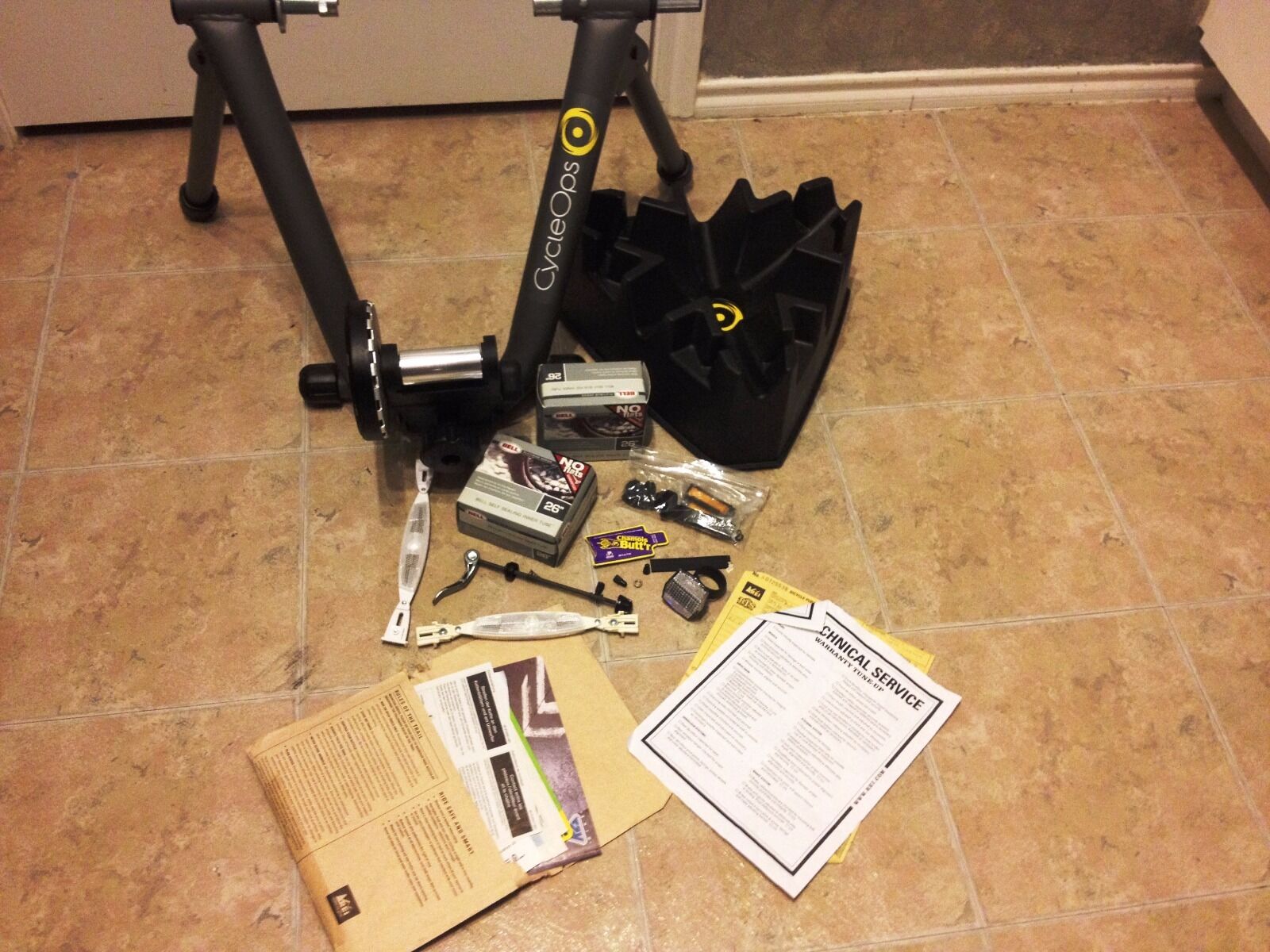 Bike, trainer, stand, inner tubes, computer, warranties - Fresh Stock Dated February 2026