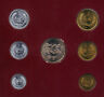 CHINA 7 Coins 1981 1982 mixed COIN SET OF ALL NATIONS with 1984 Cancellation - Fresh Stock Dated February 2026