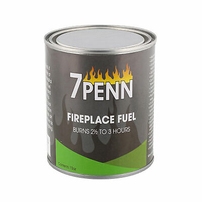 7Penn Gel Fireplace Fuel Cans, 13oz - 12Pk Fire Pit Gel Fuel Cans for Fireplace - Fresh Stock Dated December 2025