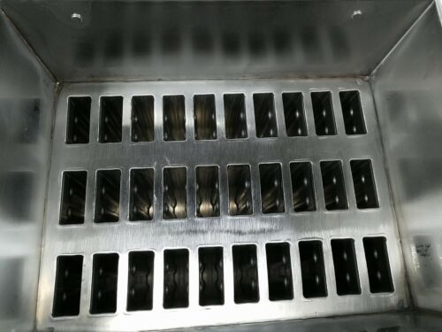 Commercial stainless steel ice popsicle making mold set, ice pop mold set - Fresh Stock Dated December 2025