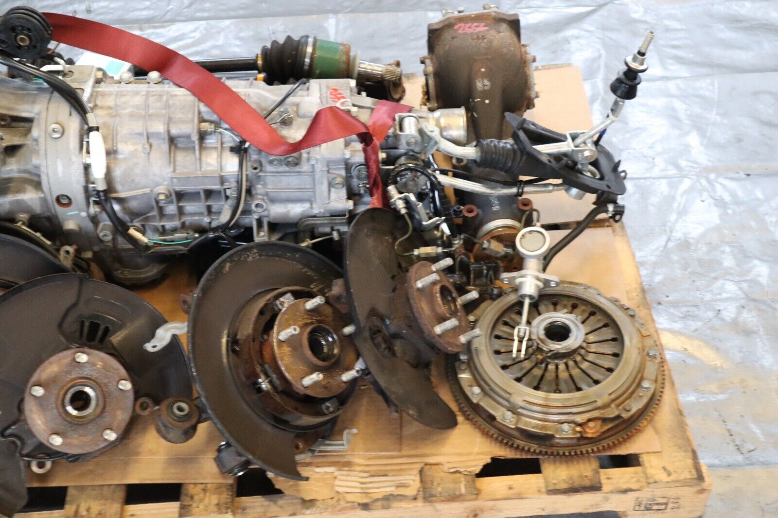 2016 SUBARU WRX STI SEDAN OEM 6SPD MANUAL TRANSMISSION SWAP KIT TY856UW9AA 120K - Fresh Stock Dated February 2026