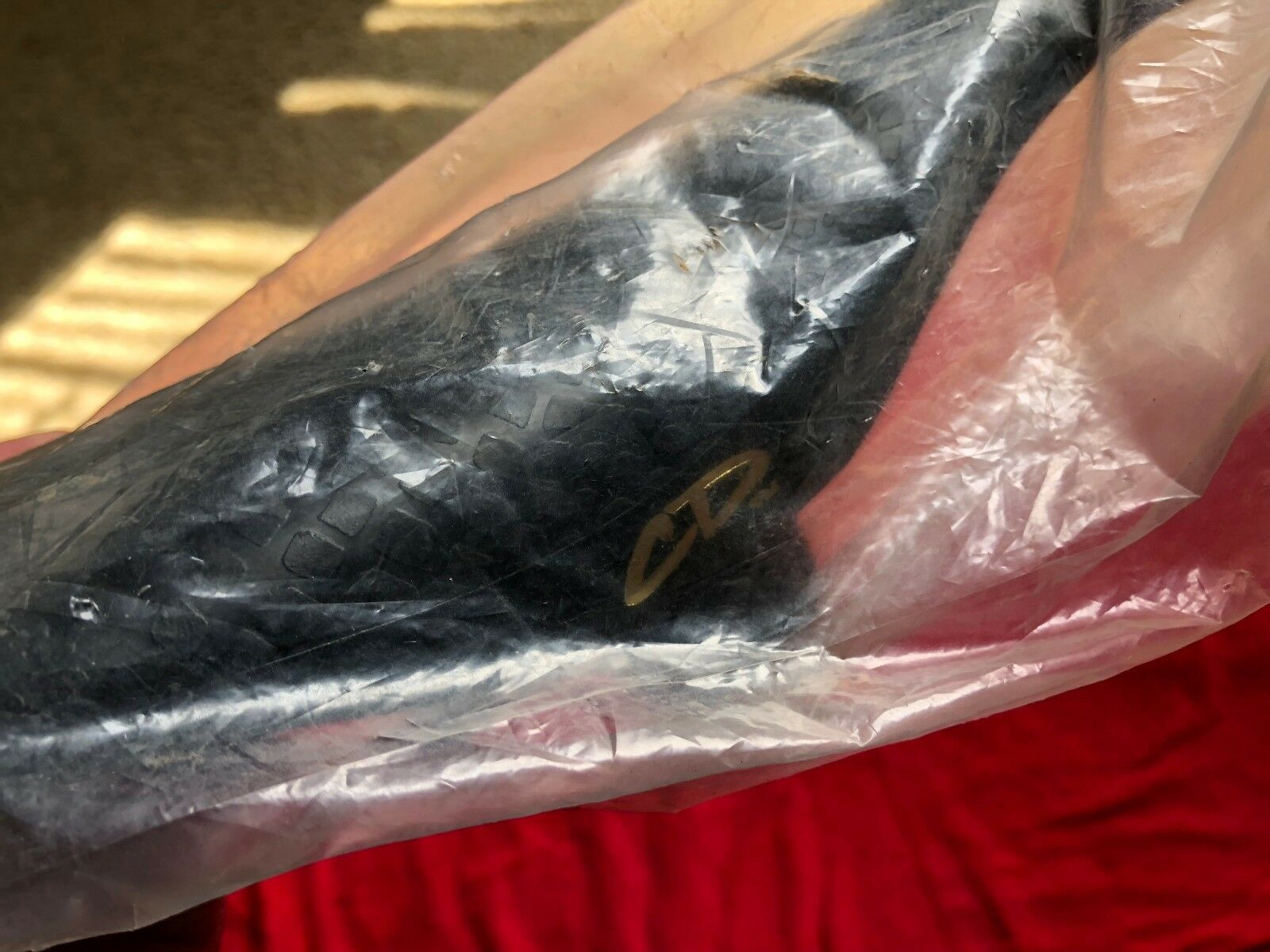 NOS BLACK CD CYCLE DESIGN FREESTYLE SEAT OLD SCHOOL BMX GT - Fresh Stock Dated December 2025