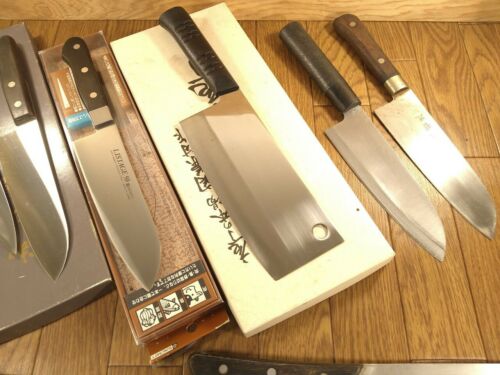 Damaged Lot of Japanese Chef's Kitchen Knives hocho set from Japan ME336 - Fresh Stock Dated December 2025