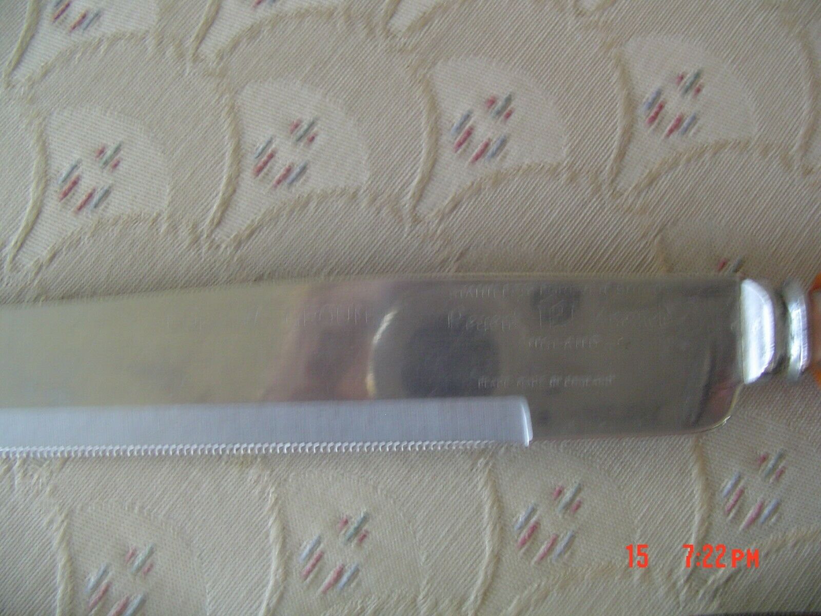 Vintage Regent Sheffield Faux Stag Handle Carving Knife - Fresh Stock Dated December 2025