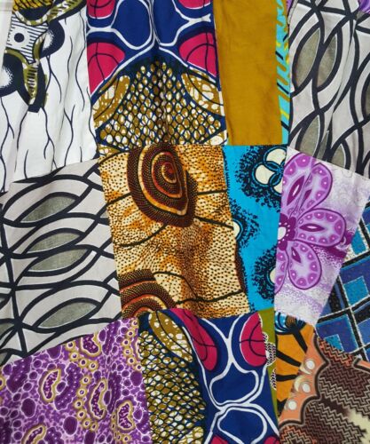 Vintage Handmade Patchwork Maxi Skirt Cotton 60s 70s Large - Fresh Stock Dated February 2026