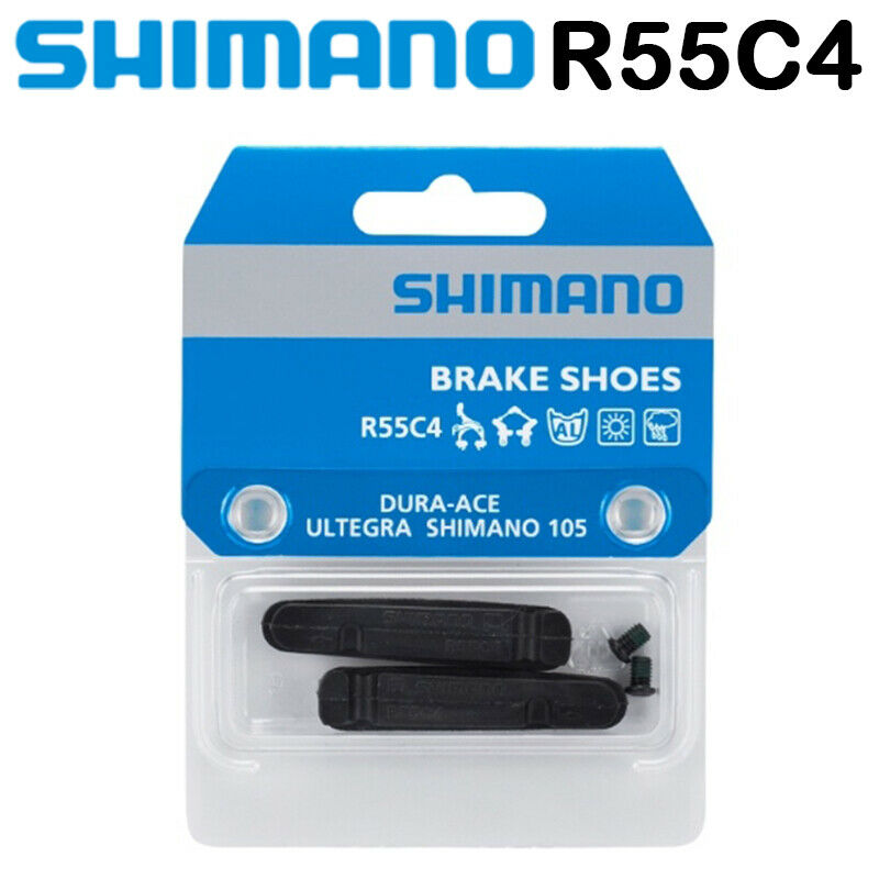 SHIMANO R55C4 Aluminum Rim / Carbon Rim Road Brake Pad 105 R8000 6800 5800 R9100 - Fresh Stock Dated February 2026