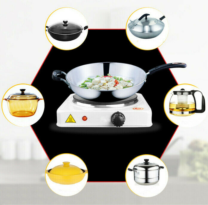 1000W Electric Stove Hot Plate Mini Countertop Stove Portable Home Single Burner - Fresh Stock Dated December 2025