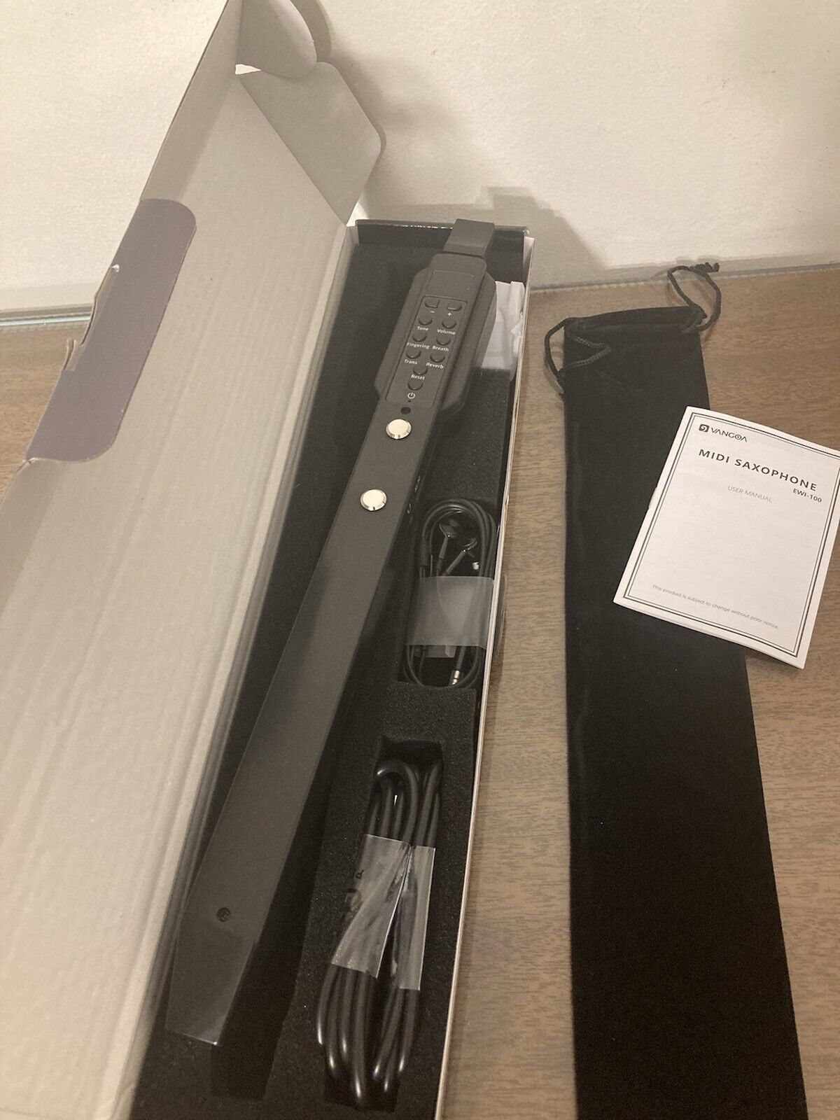 Vangoa EWI-100 Portable Mini Digital Electronic Wind Instrument - NEW OPEN BOX - Fresh Stock Dated February 2026