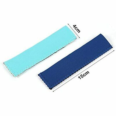 16 Pack Ice Pop Sleeves Popsicle Holders Bags, Neoprene Fabric Freezer Sleeve, - Fresh Stock Dated February 2026